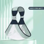 Image of sunkids factory baby sling from Temu -- this mesh baby carrier with strap was part of a baby carrier recall in 2025